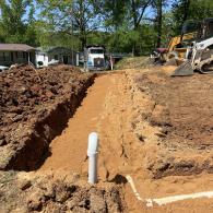 Elgin septic system installed in Shelby al on lay lake